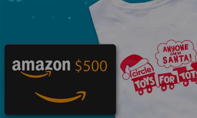 Free 'Anyone Can Be Santa' T-shirt