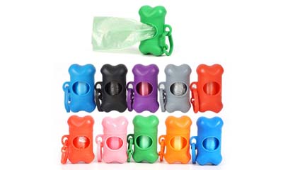 Free bone shaped dog bag dispensers