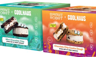 Free Brave Robot x Coolhaus Animal-Free Ice Cream Sandwiches