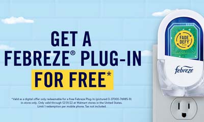 Free Febreze Plug In at Walmart