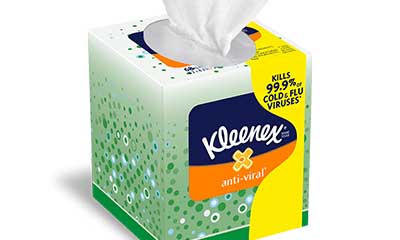 Free Kleenex Facial Tissues (anti-viral)