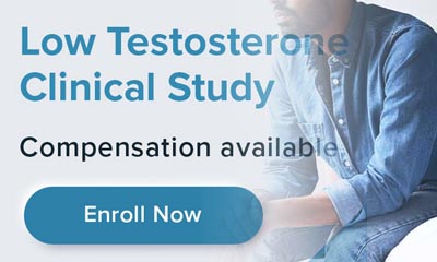 Low Testosterone Clinical Studies Enrolling Now