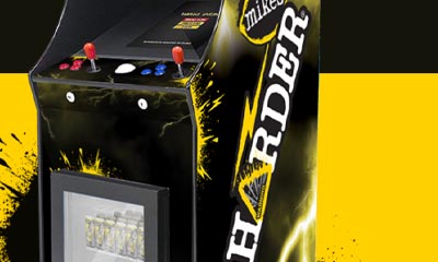 Free Mike Harder Arcade and Mini Fridge