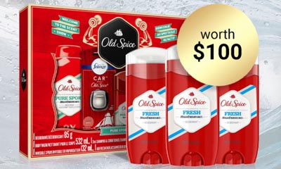 Free Old Spice Deodorant Set