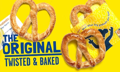 Free Pretzel at Wetzel's Pretzels