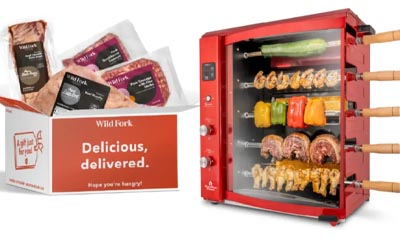 Free Rotisserie Grill & Wild Fork Bundle