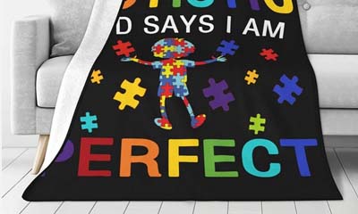 Free Autism Society of America Throw Blanket