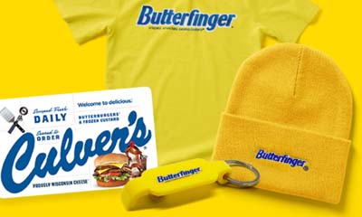 Free Culver's Butterfinger Keychain