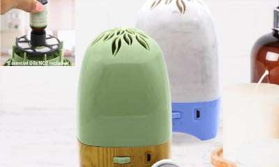 Free Essential Breeze Fan Essential Oil Diffuser