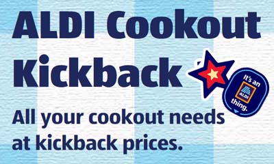 Free Food from ALDI Cookout Kickback