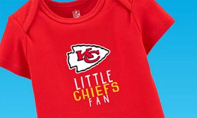 Free Carter's Chiefs Bodysuit