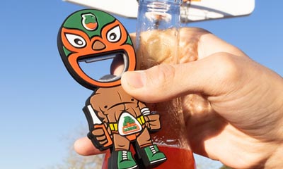 Free Jarritos Luchador Shaped Bottle Opener
