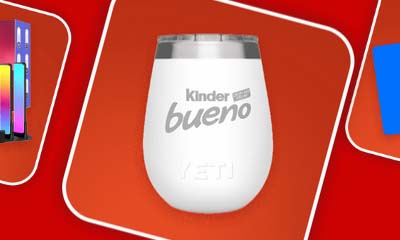 Free Kinder Bueno Branded Wine Tumbler