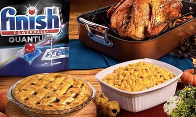 Free Le Creuset Pie Dish and Finish Ultimate Detergent