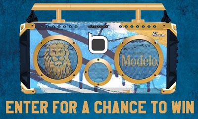 Free Modelo branded Bluetooth Speaker