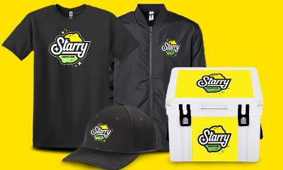 Free Starry 25 Liter Drink Cooler