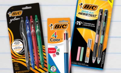 Free Marvel BIC Pens