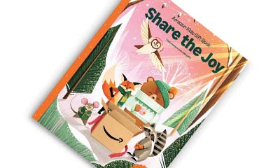 Free Amazon's Holiday Kids Gift Book with Stickers