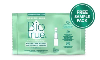 Free Biotrue Hydration Boost Lubricant Eye Drops