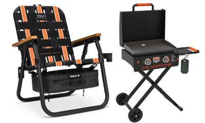 Free Blackstone Tailgater Grill and Tito's X Parkit Chair