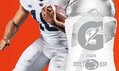 Free Gatorade Penn State White Out Bottle