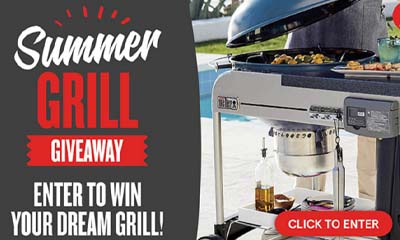 Win a Grill worth $1,000