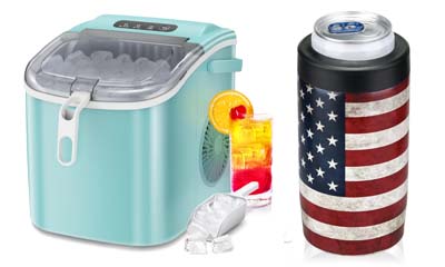 Free Ice Machine and Yeti Tumblers