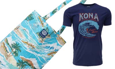 Free Kona Wave T-Shirt, Tote and more