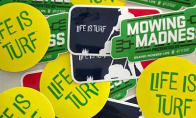 Free Life Is Turf Stickers