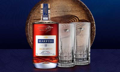 Free Martell Branded Highball Glasses