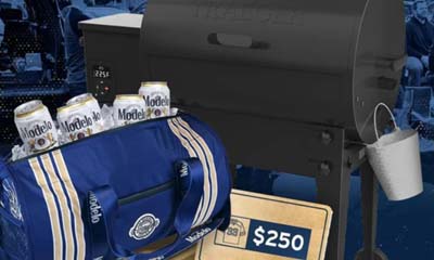 Free Modelo-branded Varsity Cooler