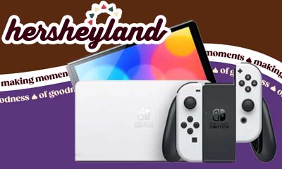 Free Nintendo Switch OLED Gaming Console with Hershey