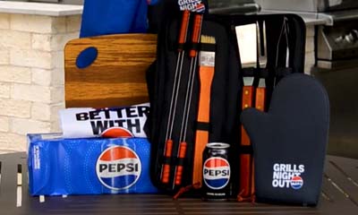 Free Pepsi Oven Mitt and Grill Kit