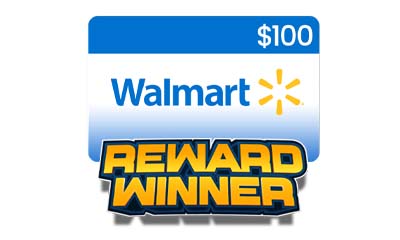 Play the Treasure Game for a FREE $100 Walmart Gift Card