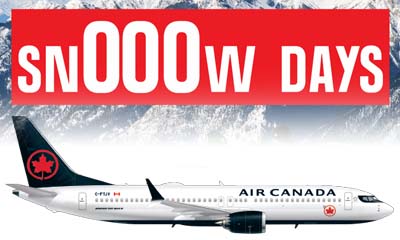 Free round-trip tickets to anywhere in Canada