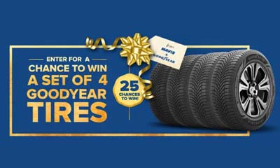 Free Set of Goodyear WeatherReady Tires