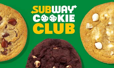 Free Subway Regular Cookie