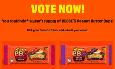 Free 1-year supply of Reese's Peanut Butter Cups