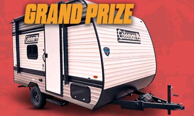 Win a 2025 Coleman Travel Trailer