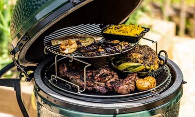 Free Big Green Egg Kamado Grill and Accessories