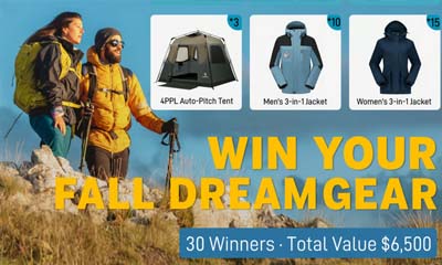 Free Fall and Camping Gear