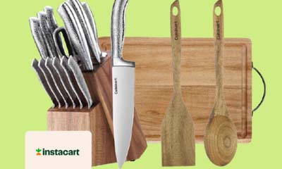 Free Cuisinart 15pc Knife Block and Kitchenware