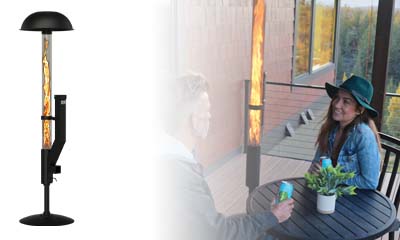 Free Patiofyre Metro Jetlamp Outdoor Patio Heater