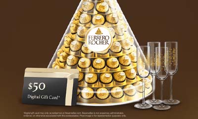 Ferrero Rocher Pyramid Chocolate Box