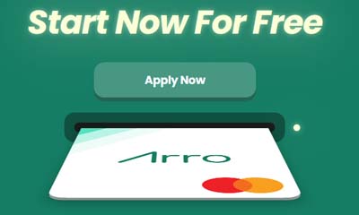 Get up to $2,500 Credit with Arro Card