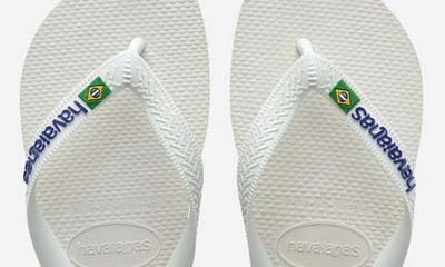Free Havaianas Brasil Logo Flip Flops