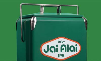 Free Jai Alai Ipa Vintage Metal Cooler
