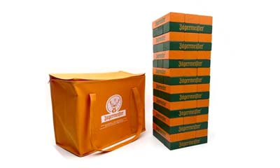 Free Jägermeister Stacking Block Backyard Game