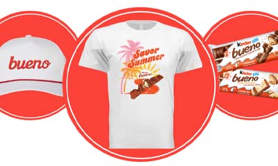 Free Kinder Bueno Branded T-Shirt
