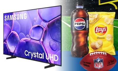 Free 55 inch UHD TV and Frito-Lay Snacks